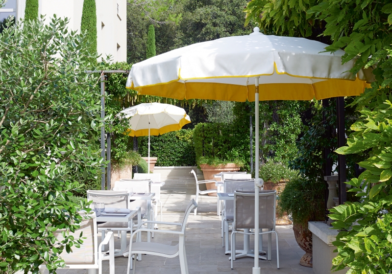 Parasol 200cm avec bavolet ALUMINIUM – Image 2