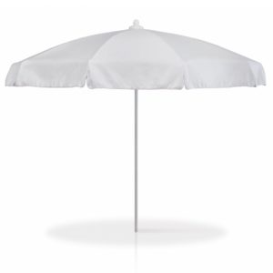 Parasol 200cm avec bavolet ALUMINIUM