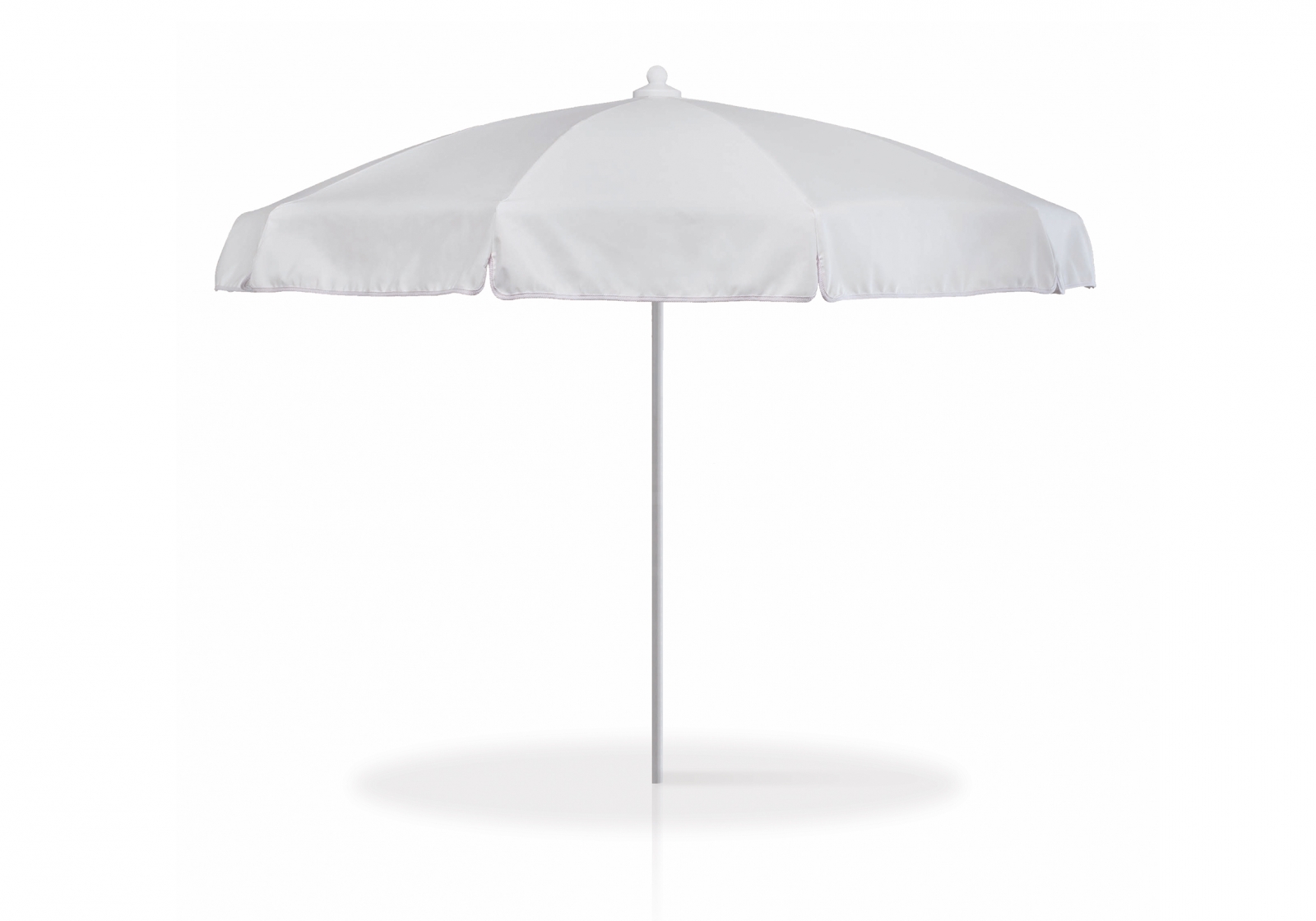 Parasol 200cm avec bavolet ALUMINIUM