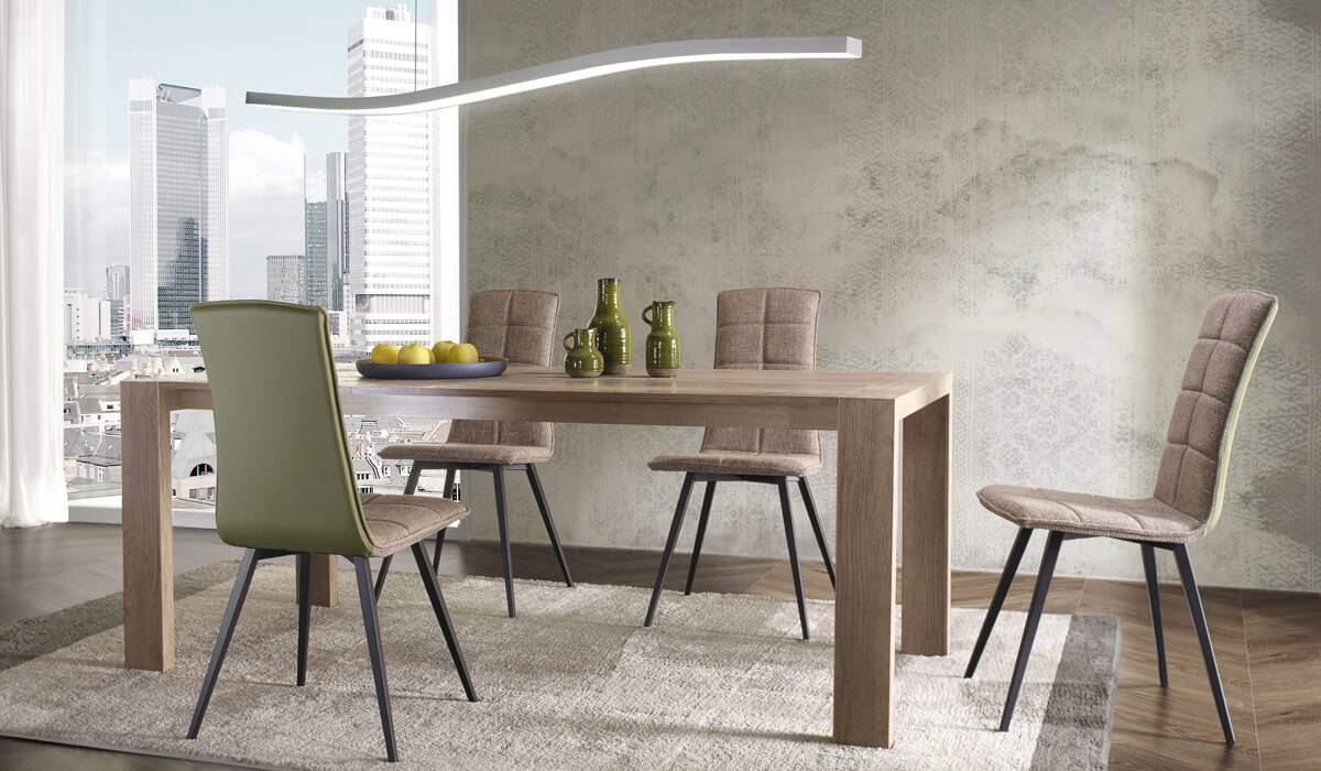 Chaise OREGON pieds carrés