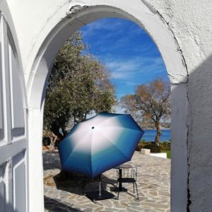 PARASOL DE TERRASSE KLAOOS Rosée (défaut baleine)