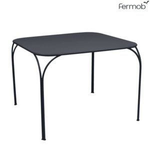 Table 100x100cm KINTBURY FERMOB Couleur CARBONE
