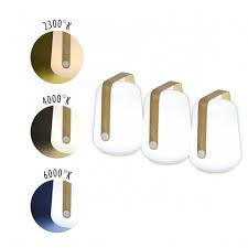 Lot de 3 lampes Bamboo h12cm FERMOB BALAD