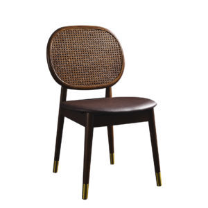 Chaise dossier canné