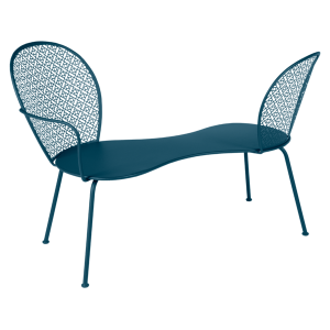 BANQUETTE CONVERSATION LORETTE FERMOB