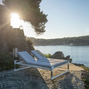 Coussin central pour lit double ou kiosque bastingage