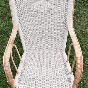 Fauteuil Rotin Haut Dossier